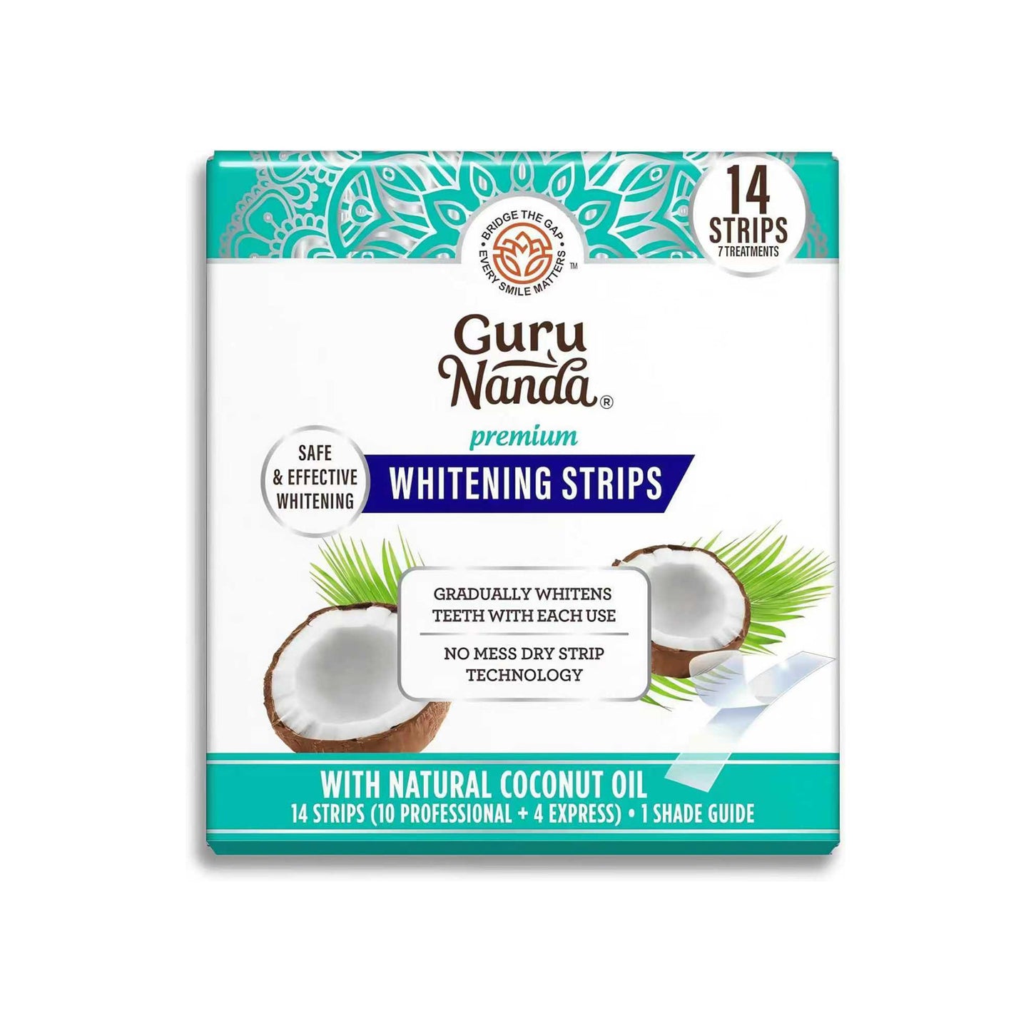 Coconut Mint Teeth Whitening Strips