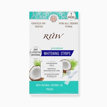 Coconut Oil Mint Teeth Whitening Strips